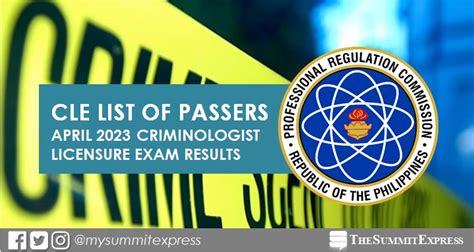 cle board exam result|CLE RESULT: April 2023 Criminology board exam list .